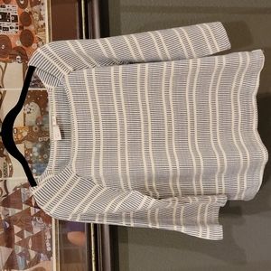 Anthropologie cotton jersey blouse.